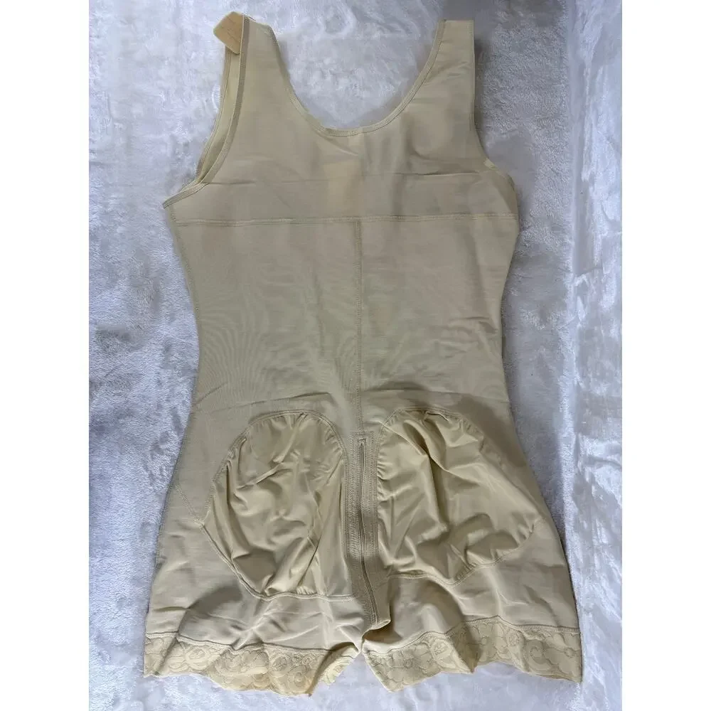 Yianna Fajas Columbianas Shapewear Women's Size XS 7275 Hook Front / Zip Crotch